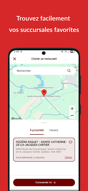 Pizzéria Paquet Ste-Catherine Screenshot 1