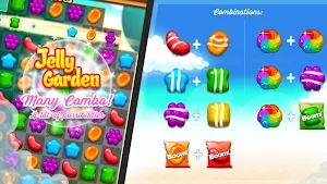 Jelly Crush Garden: Match 3 Screenshot 0