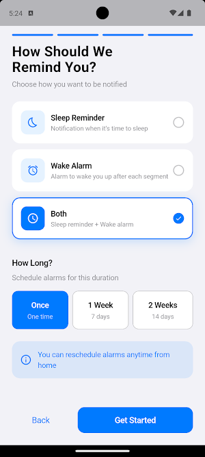 Sleep Splitter: Nap Alarm Screenshot 3
