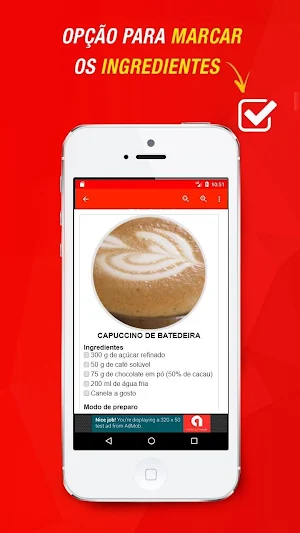 Receitas de Café e Capuccino Screenshot 3