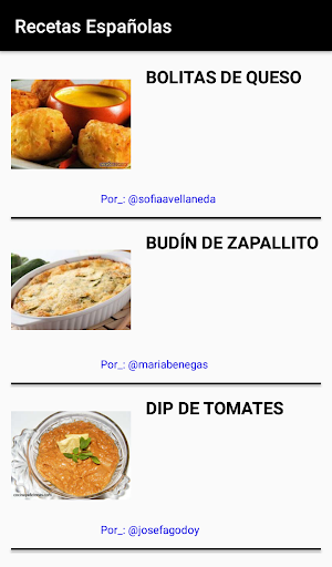 Recetas Españolas - Comida Española Screenshot 3