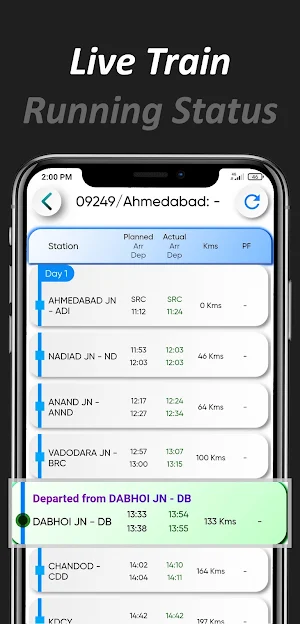 Live Train Location : Indian Railway Train Status Screenshot 2