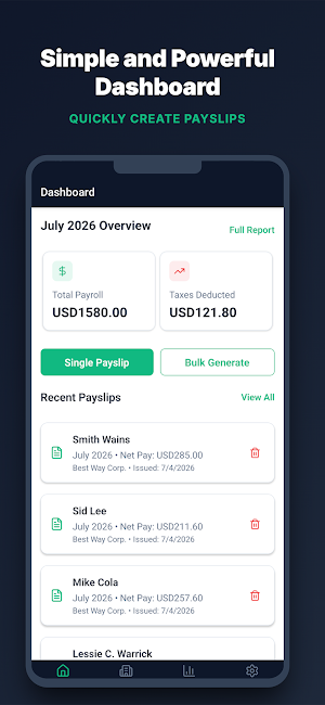 Payslip: Paystub & Salary Slip Screenshot 1