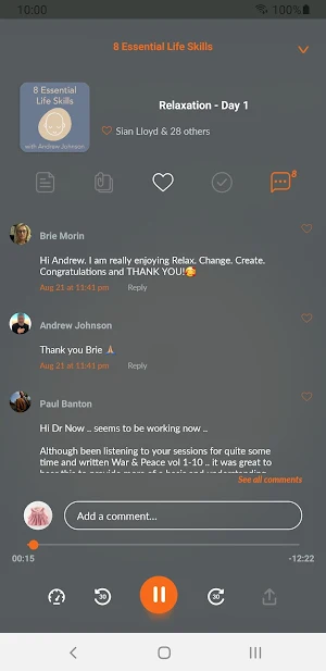 Relax Change Create Meditation Screenshot 2