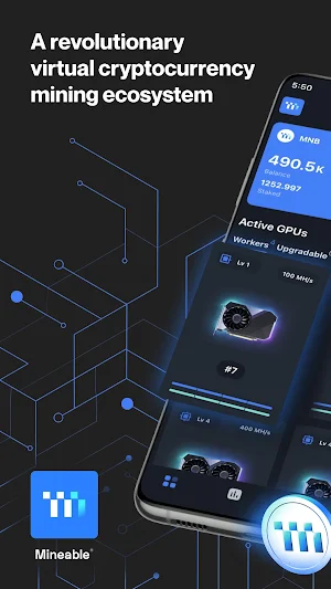 Mineable - Earn Passive Crypto Screenshot 0