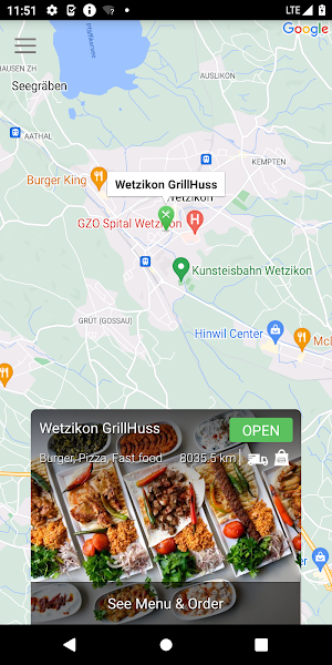 Wetzikon GrillHuus Screenshot 1