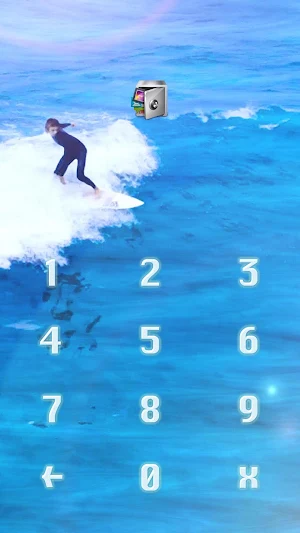 AppLock Live Theme Surfing – Paid Theme Screenshot 1