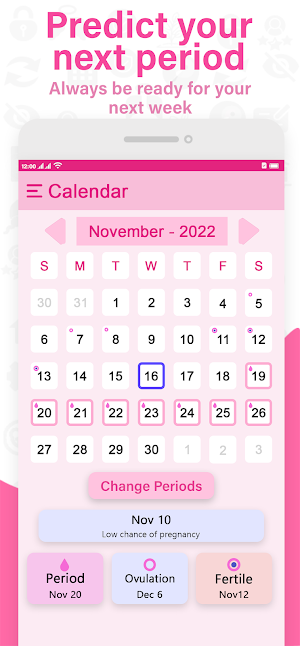 Ovulation Period Calculator Screenshot 1