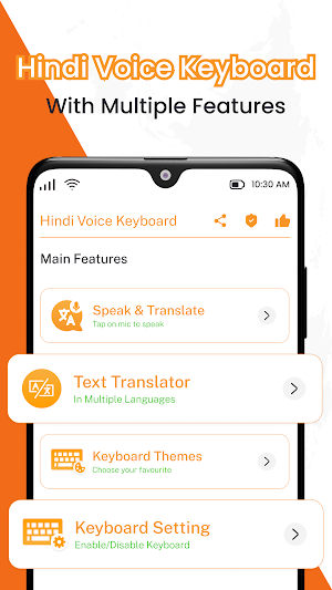 Hindi Keyboard & Translator Screenshot 0