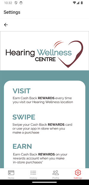 Hearing Wellness Rewards Screenshot 1