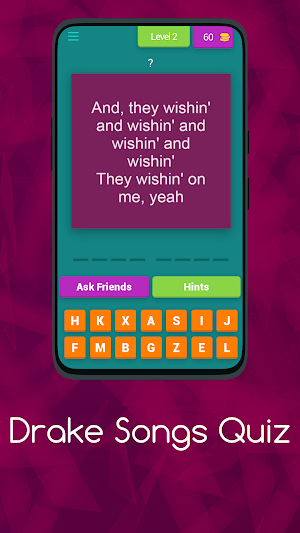 DRAKE SONGS QUIZ Screenshot 1