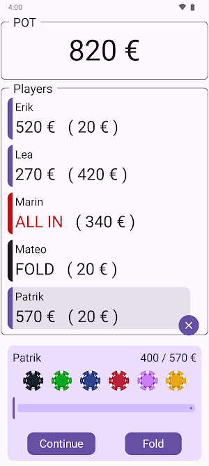 Poker Chips Screenshot 0