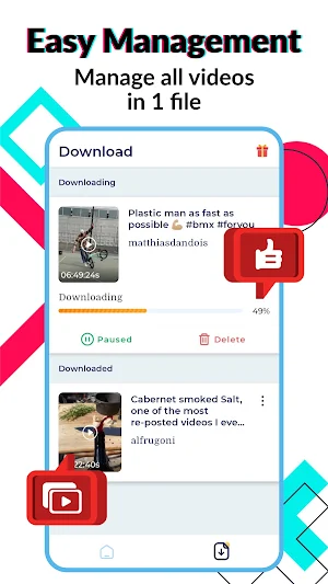 SnapTik Lite - Download TikTok Screenshot 3