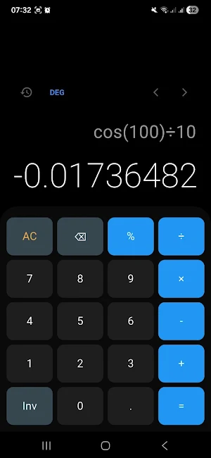 Scientific Calculator Screenshot 2