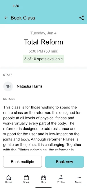 Thrive Pilates - Newport, RI Screenshot 2