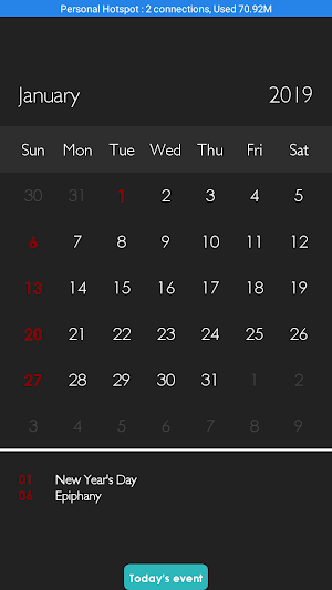 Poland Calendar 2020 Screenshot 1