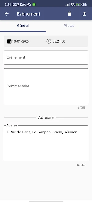 Collecte Réclamations Screenshot 1