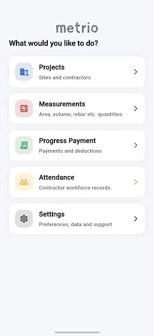 Metrio: Quantities & Payments Screenshot 0