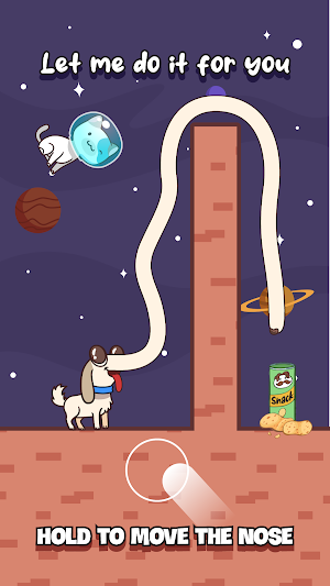 Long Nose Dog: Draw To Eat Screenshot 0