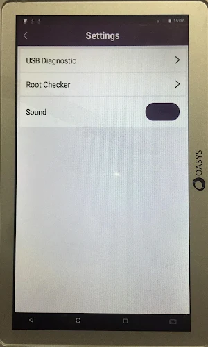 OASYS MIS100V2 RD Service Screenshot 2