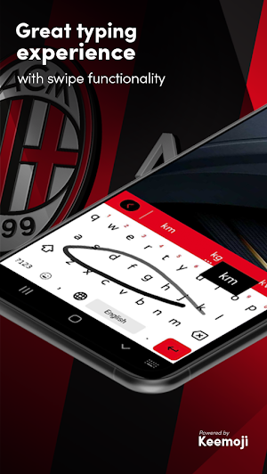AC Milan Keyboard Screenshot 3