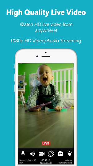 Make your old phone as Home Security Camera Screenshot 0