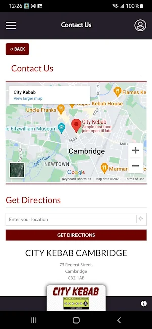 City Kebab Cambridge Screenshot 1