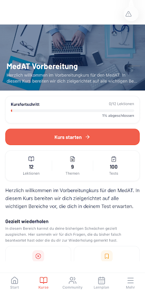MedAT Vorbereitung Screenshot 0