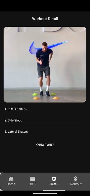 Footwork Cardio Workout Screenshot 2