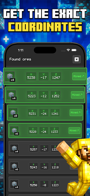 Find Diamonds: Ore Finder Screenshot 2