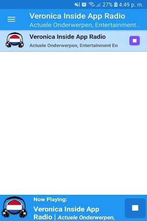 Veronica Inside App Radio Screenshot 0