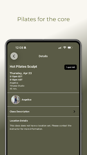 Yinyasa Studio Screenshot 3