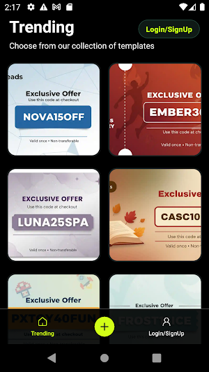 AI Coupon Maker: Voucher Maker Screenshot 1
