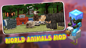 World Animals Mod For MCPE Screenshot 0
