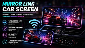 Mirror Link Wireless Car Cast Screenshot 1