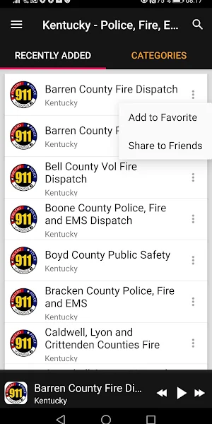 Police Scanner Radio - Kentuck Screenshot 1