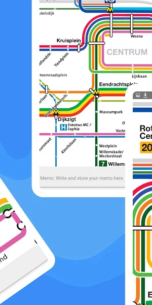 Rotterdam Metro Tram Bus Map Screenshot 3