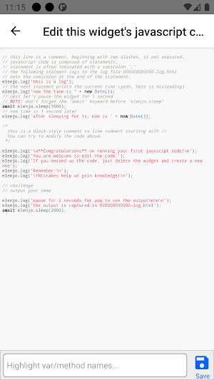 elenjo JS Screenshot 1