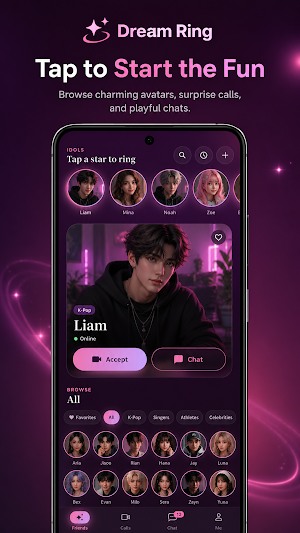 DreamRing: Fake Call & Chat Screenshot 0