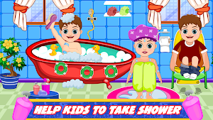 Learn Home Manners: Mommy & Baby Games Screenshot 2