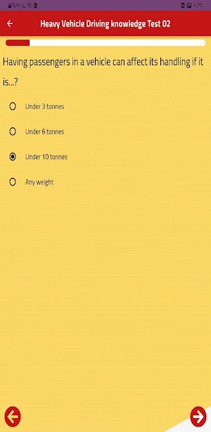 UAE driving theory exam Screenshot 1