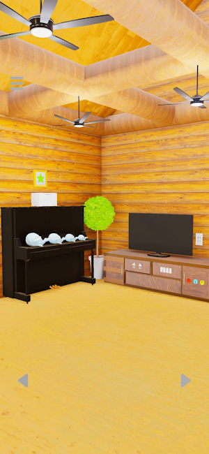 脱出ゲーム ウィンターログハウス ペンギンくんと雪だるまくん Screenshot 1