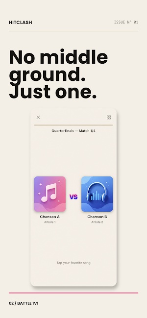 HitClash: Music Battle Bracket Screenshot 1