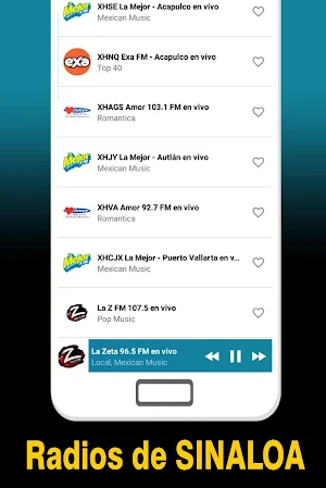 Radios de Sinaloa Screenshot 2