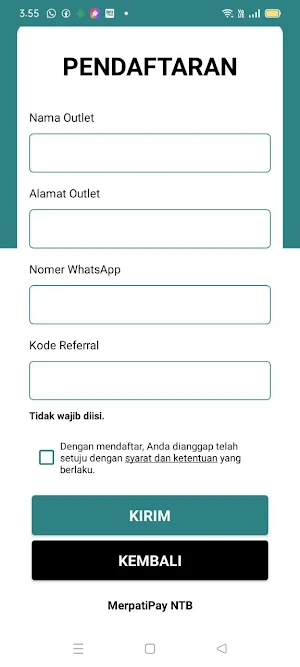 MerpatiPay NTB Screenshot 3