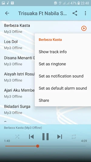 Lagu Romantis Trisuaka ft Nabila Suaka Offline Screenshot 1