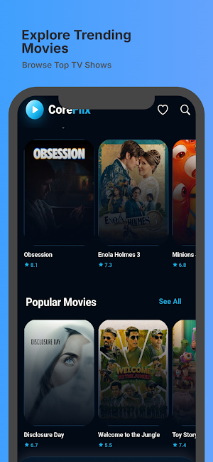 CoreFlix: Movies & TV Shows Screenshot 2