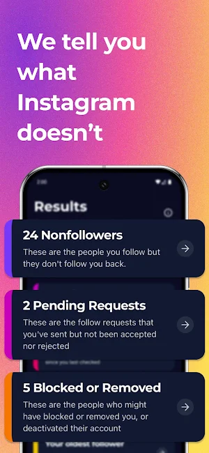 Follower Tracker: Nonfollowers Screenshot 2