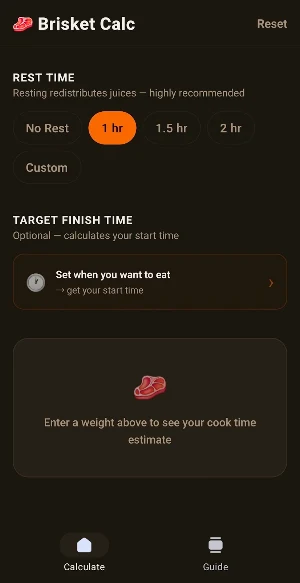 Brisket Calc Screenshot 1