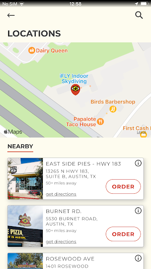 East Side Pies Screenshot 1